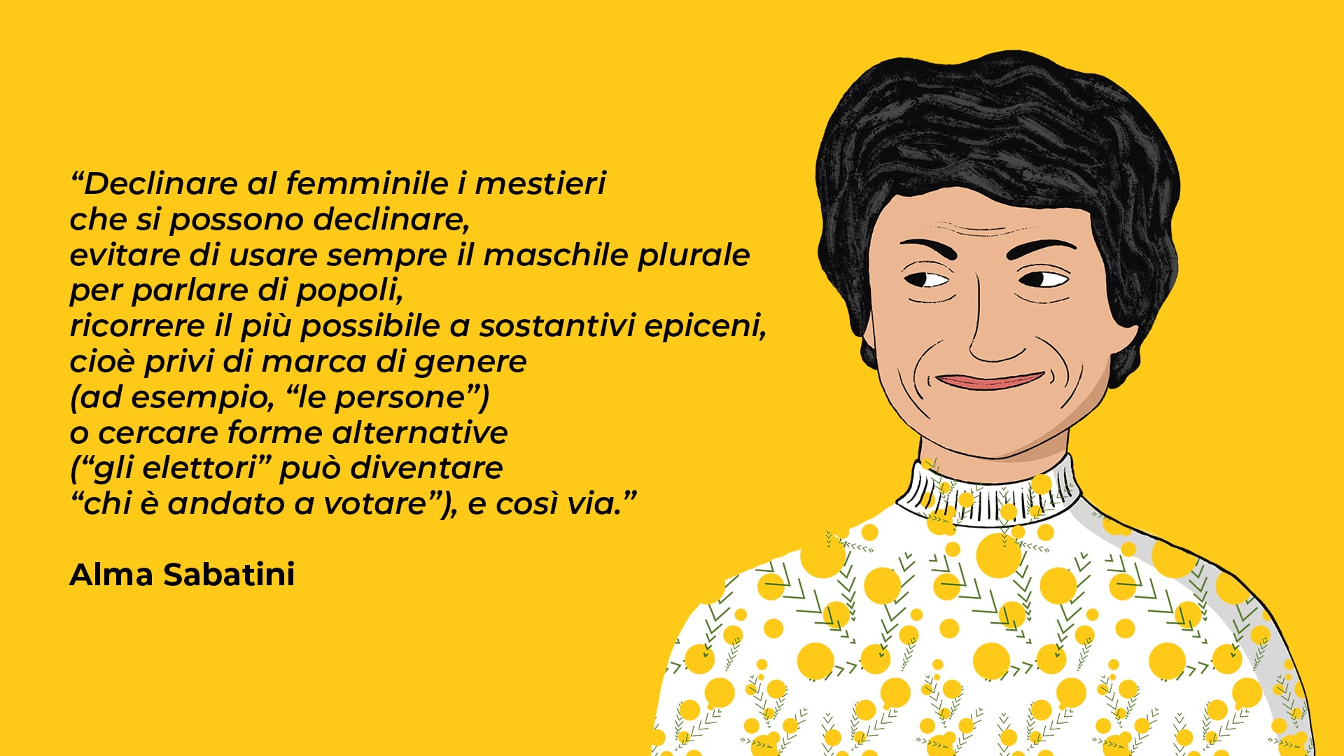 Citazione di Alma Sabatini