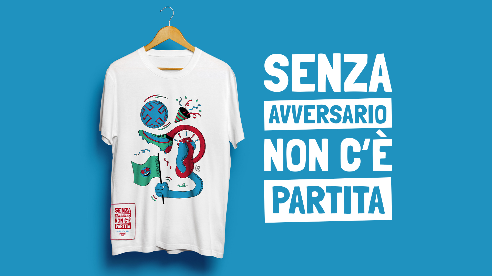 Maglia Pescaria realizzata da Brainpull e Made in Carcere