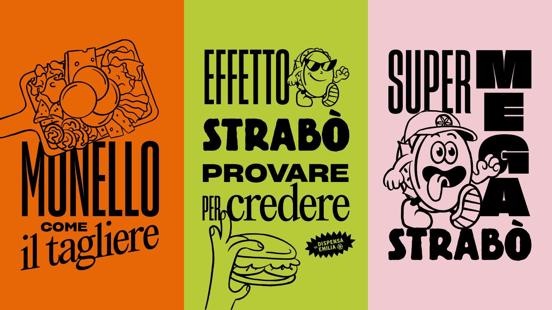 Palette di colori del brand Strabò